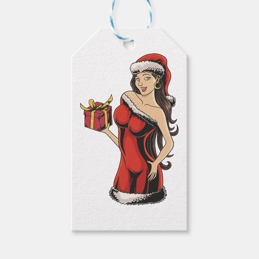 Santa's Girl Geschenkanhänger