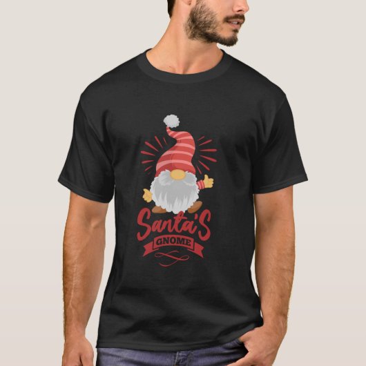 Santas Gnome Christmas Holiday Xmas  T-Shirt (Vorderseite)