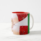 SANTA'S HEISSER CHOKOLATE CUSTOM ZWEIFARBIGE TASSE (VorderseiteRechts)
