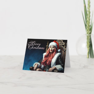 Santas heißeste Schwester - Frohe Weihnachten 0312 Karte