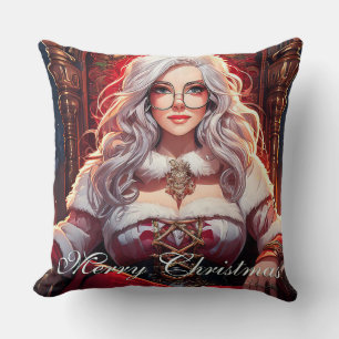 Santas heißeste Schwester - Frohe Weihnachten 0312 Kissen