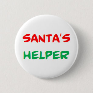 Santas Helfer2 Knopf Button