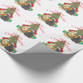 Santa's Helfer Geschenkpapier (Ecke)