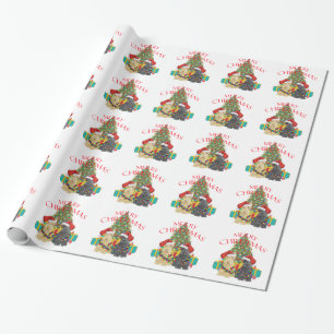 Santa's Helfer Geschenkpapier