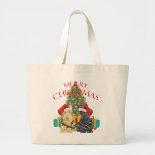 Santa's Helfer Jumbo Stoffbeutel