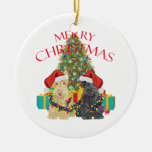 Santa's Helfer Keramikornament
