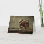 Santa's Helper Feiertagskarte (Vorderseite)