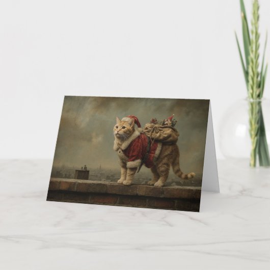 Santa's Helper Feiertagskarte (Vorderseite)