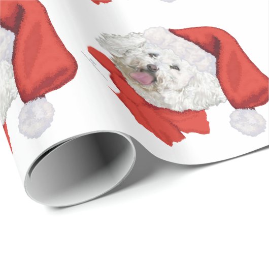 Santas Helper Geschenkpapier (Rolleneckpunkt)