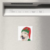 Santas Helper Labradoodle Magnet (In Situ (Geschirrspüler))