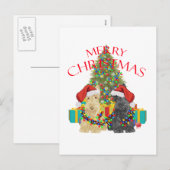 Santas Helpers Feiertagspostkarte (Vorne/Hinten)