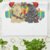 Santas Helpers Küchentuch (Gefaltet)