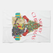 Santas Helpers Küchentuch (Horizontal)