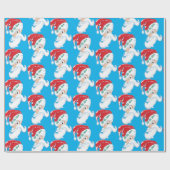 Santa's Ho Ho Geschenkpapier (Flach)