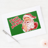 Santas Huge Paket Rechteckiger Aufkleber (Umschlag)