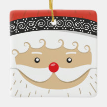 Santas Jolly Face Weihnachten