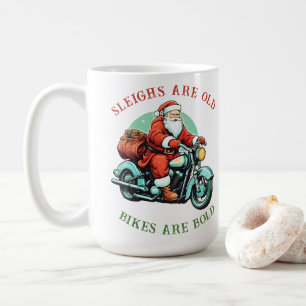 Santas Joyride Motorrad Weihnachten Kaffeetasse