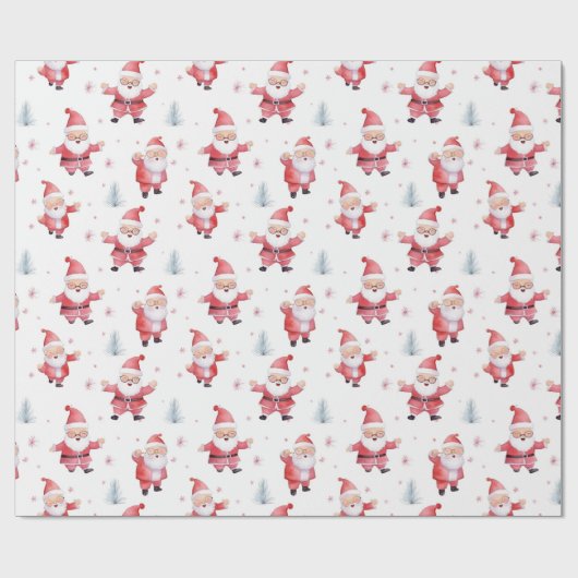 Santa's Jubilee Joy Geschenkpapier (Flach)