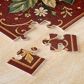 Santa's Kamin-Gruß Puzzle (Seite)