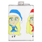 Santas kleine Helfer Flachmann (Rückseite)