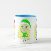 Santas kleine Helfer Tasse (Zentrum)