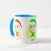 Santas kleine Helfer Tasse (Vorderseite Links)
