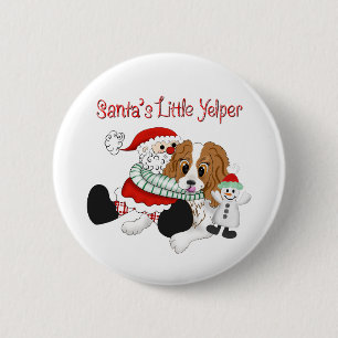 Santas kleiner Japper Cavalier King Charles Button