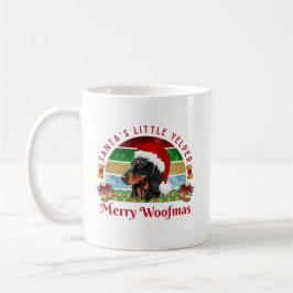 Santa's kleiner Kläffer, Lustiger Dachshund Weihna Kaffeetasse