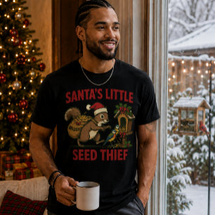 Santa's kleiner Samen-Dieb Lustiges Weihnachts-T-S T-Shirt