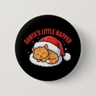 Santa's kleiner Schläfer Süße Weihnachten Lustige  Button