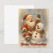 Santas Lachen im Winterzauber (Vorne/Hinten)