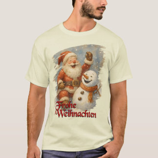 Santas Lachen im Winterzauber T-Shirt
