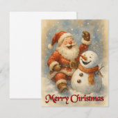 Santas Lachen in der Umarmung des Winters (Vorne/Hinten)