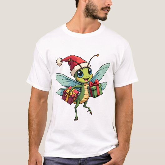 Santa's Libellenhelfer T-Shirt (Vorderseite)
