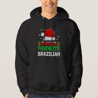 Santa's Lieblings-brasilianische Weihnachtsfamilie Hoodie