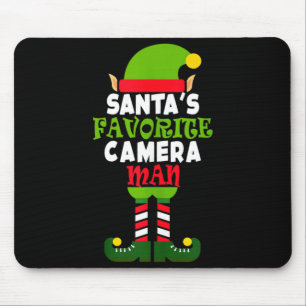 Santas Lieblings Camvibes Mann Lustiges Weihnachte Mousepad