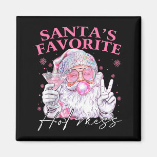 Santas Lieblings-Chaos Lustiges Weihnachten Magnet