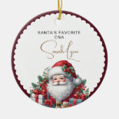 Santa's Lieblings-CNA Keramik Ornament (Vorne)