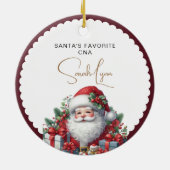 Santa's Lieblings-CNA Keramik Ornament (Hinten)