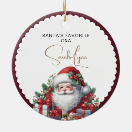 Santa's Lieblings-CNA Keramik Ornament