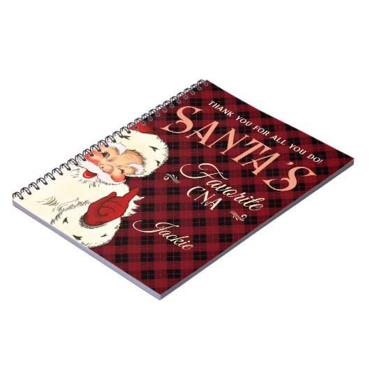 Santa's Lieblings-CNA-Notebook Notizblock (Linke Seite)