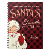 Santa's Lieblings-CNA-Notebook Notizblock (Vorderseite)