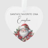 Santa's Lieblings-CNA Ornament (Rückseite)