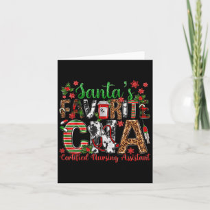 Santas Lieblings-Cna-Zertifizierte Pflege Istant C Karte