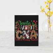 Santas Lieblings-Cna Zertifizierte Pflegepraktikan Karte (Gelbe Blume)