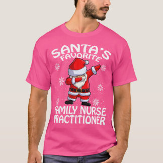 Santas Lieblings-Familien-Krankenschwester-Weihnac T-Shirt