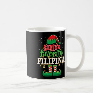 Santas Lieblings-Filipina-Weihnachts-Matching  Kaffeetasse