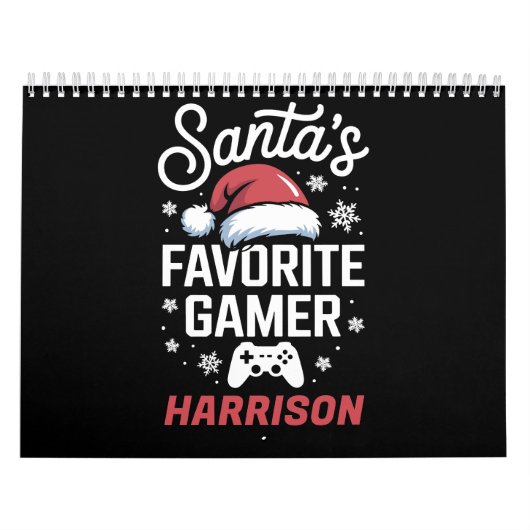 Santas Lieblings-Gamer-Personalisierte Gaming-Weih Kalender (Titelbild)
