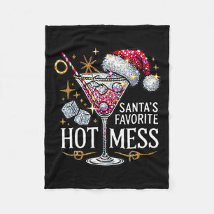 Santa's Lieblings-heiße Weihnachtsfeiertag Margar Fleecedecke