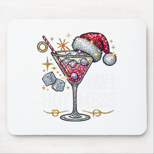 Santa's Lieblings-heiße Weihnachtsfeiertag Margar Mousepad
